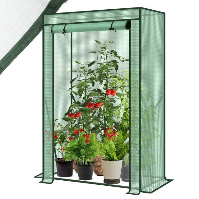 Sekey Foliengewächshaus für Gemüse und Tomaten in Grün, B/T/H: 50 x 100 x 150 cm - Bild 1