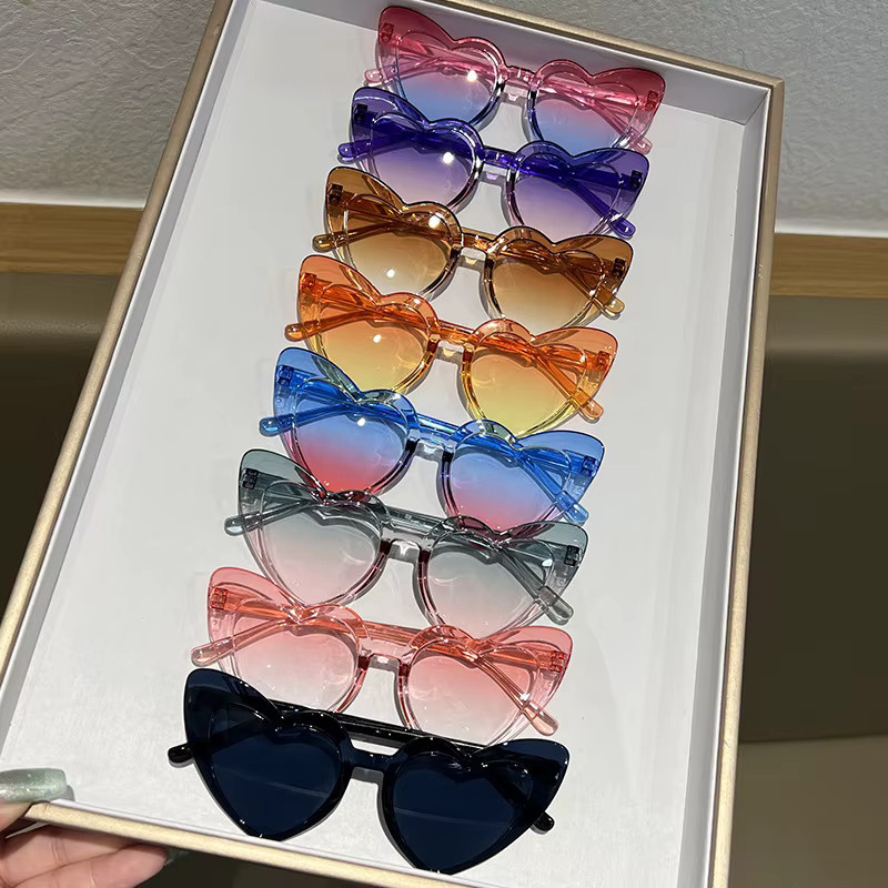 XIAORAN Sonnenbrille Cat Eye, Vollrand, Kunststoff, Unisex - Bild 1