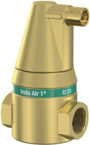 Wilo Luftabscheider Voda Air 3/4 Zoll für horizontale Aufstellung in Gold - Bild 1