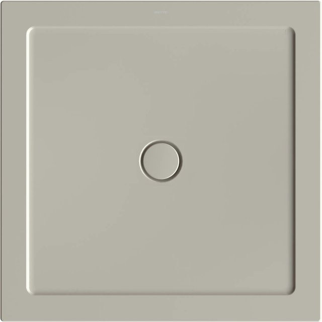 Bette Duschwanne Stage Quadrat Extraflach Stone Grey B/T: 100 x 100 cm - Bild 1