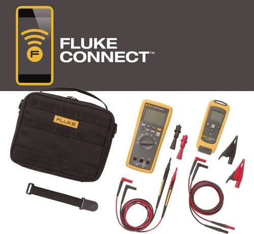 Fluke FLK-V3000 FC KIT Digitales Hand-Multimeter mit Grafik-Display und Datenlogger, CAT III 1000 V, CAT IV 600V, Gelb - Bild 1