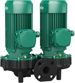 Wilo Standarddoppelpumpe VeroTwin DPL 40/90-0,37/2 in Grün aus Edelstahl, 0,37 kW, 2-polig - Bild 1
