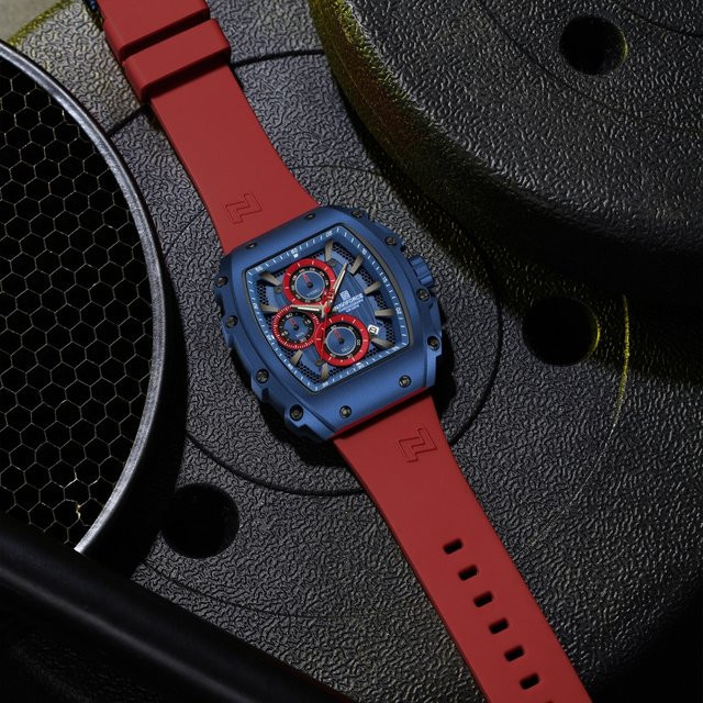 NAVIFORCE Armbanduhr, Quarz, Edelstahl, Blau, Herren - Bild 1