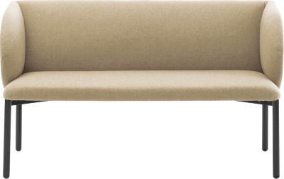 Leyform Sofa LIV 2-Sitzer in Beige mit Stoffbezug und Armlehnen, B: 127 cm, T: 62 cm, H: 74 cm - Bild 1