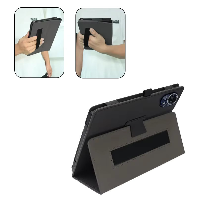 MIDILL Magnetische Schutzhülle aus PU-Leder für ODEA S11 Tablet 13 Zoll, Folio Standhülle in Schwarz - Bild 6