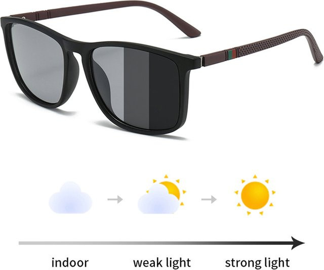 WSZ Sonnenbrille, quadratisch, Vollrand, Kunststoff, schwarz, Unisex - Bild 1