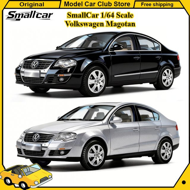 SmallCar Masdi Volkswagen Magotan Passat B5, Modellauto, 1:64, Schwarz, Metall - Bild 1