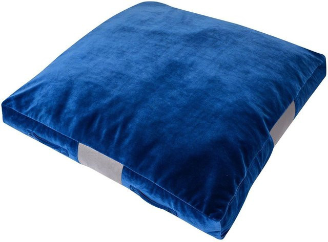 Sturzmatte für Kinder von Buying Solutions, MB, Blau, mit Schaumstoffblöcken und waschbarem Velvet-Bezug, B/T/H: 150 x 150 x 30 cm - Bild 1