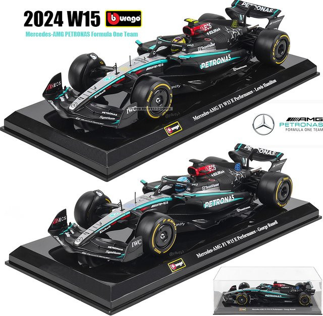 Bburago Mercedes W15 44, Legierungsautomodell, 1:24, ab 14 Jahren - Bild 1