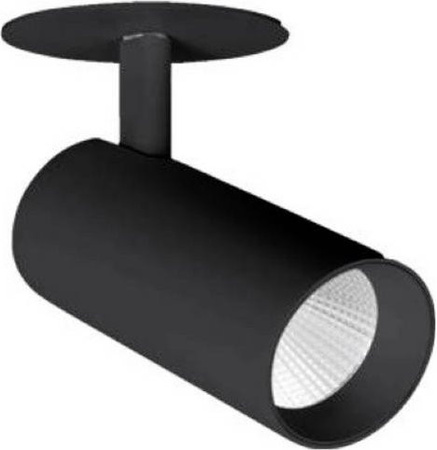 Brumberg LED Einbau- und Aufbaustrahler Schwarz, dimmbar und verstellbar, warmweiß
