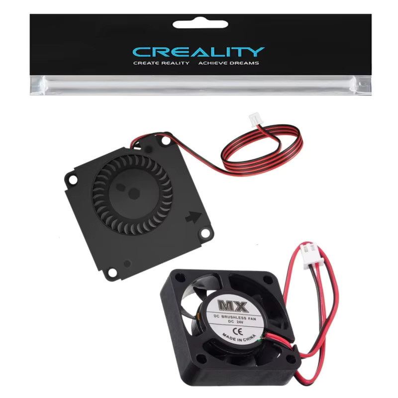 Creality Original 4010 Lüfter DC 24 V für Extruder-Hot-End und Turbolüfter in Schwarz für Ender 3 und Ender 3 Pro 3D-Drucker - Bild 3