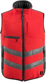 Mascot Grimsby Thermoweste EN ISO 20471 Class 1 in Rot/Dunkelanthrazit Größe 3XL - Bild 1