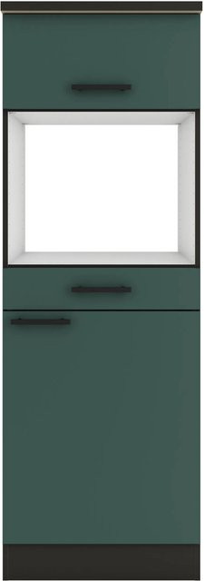 OPTIFIT Verona405 Küchen-Geräteumbauschrank in Steingrün mit modernem Design und mattem Finish, Breite: 60 cm - Bild 1