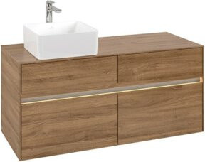 V&B Waschtischunterschrank Collaro mit LED-Beleuchtung, B/T/H: 120 x 54,8 x 54,8 cm - Bild 1