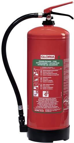 Gloria SDB 9 Schaumfeuerlöscher mit Manometer, fluorfrei, Farbe: Rot, Inhalt: 9 l, Brandklasse: A, B - Bild 1