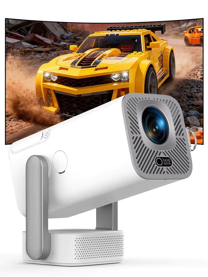 ThundeaL TD80 Pro Android Projektor mit 4K UHD Unterstützung, 750 Ansi Lumen, WiFi und 3D Heimkino Funktion, Weiß - Bild 7