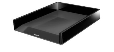 LEITZ Ablagekorb WOW Duo Color für DIN A4, schwarz/schwarz - Bild 2