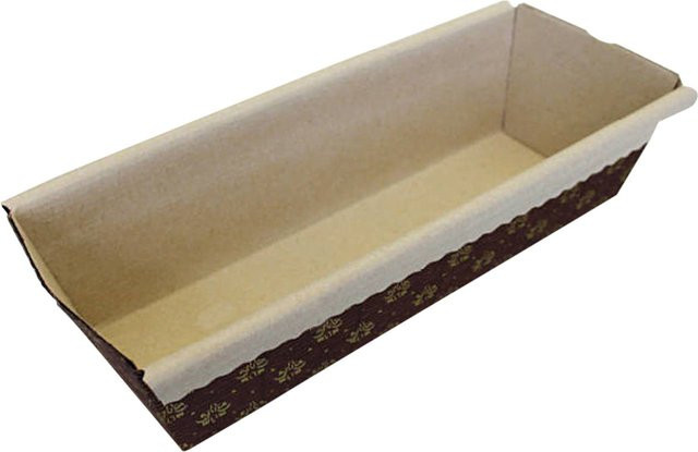 Schneider Backform aus Papier, rechteckig, braun, B/H/L: 6,5 x 4,5 x 20 cm - Bild 1