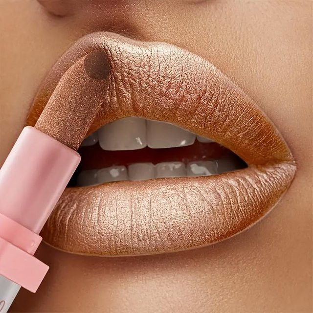 South Moon Lippenstift, Satin, metallischer Glitzer - Bild 1