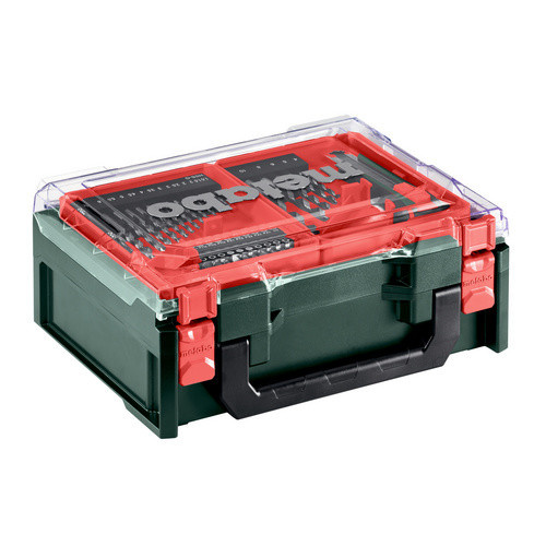Metabo PowerMaxx BS Basic Set Akku-Bohrschrauber 12 V mit 41-teiligem Zubehör in Grün/Schwarz - Bild 4