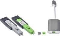 SMARTKEEPER Mini DisplayPort Lock MD04 mit Mini Lock Key U04 Einsteckschloss in Grau - Bild 1