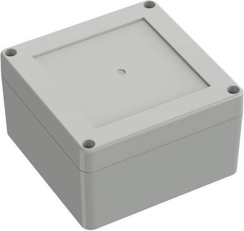 TRU COMPONENTS Universal-Gehäuse TC-10860512 aus Polycarbonat in Lichtgrau, B/T/H: 105 x 105 x 60,10 cm - Bild 1