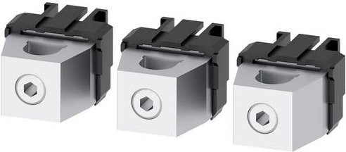 Siemens Rundleiteranschlussklemme 3VA9233-0JD11 in Silber - Bild 1