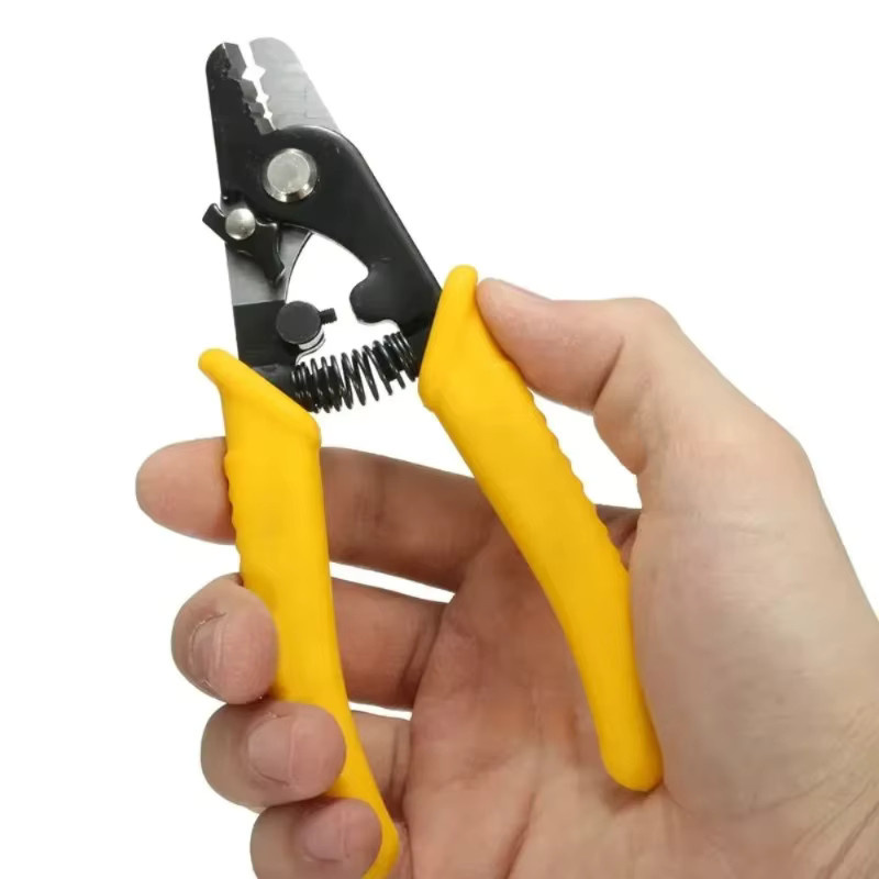 FATCOOL Multifunktionale Faser-Abisolierzange CFS3 mit Dreifach- und Doppelport-Miller-Funktion für Lederkabel und Fusion Splicer - Bild 2