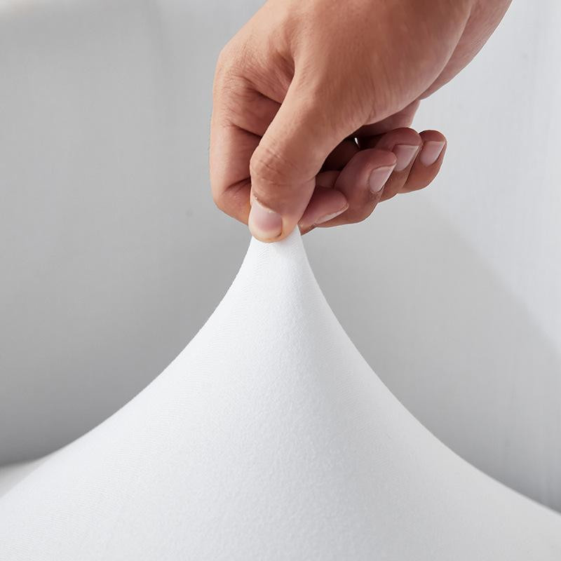 Housmife Elastischer Sofabezug für Sessel und Hocker, Hellbeige, Rutschfest, Polyester-Elasthan-Mischung - Bild 2
