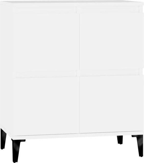 vidaXL Sideboard Weiß in klassischem Design, B/T/H: 60 x 35 x 70 cm - Bild 1