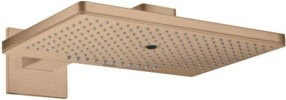 Hansgrohe Axor Kopfbrause Rain in Gold, rechteckig, 3 Strahlarten, B: 46,0 cm x H: 30,0 cm - Bild 1