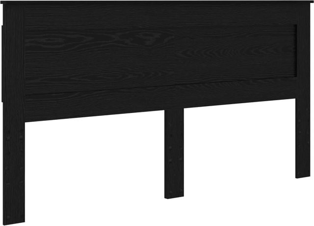 vidaXL Kopfteil in Schwarz und Eichen-Optik aus Holzwerkstoff, Breite: 200 cm - Bild 1