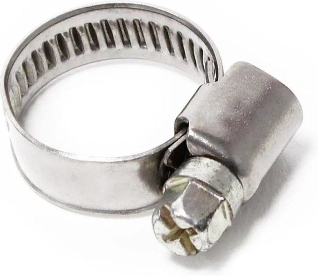 Wiltec Schlauchschellen W4 aus rostfreiem Edelstahl in Silber, Durchmesser: 20-32 mm, Breite: 9 mm - Bild 1