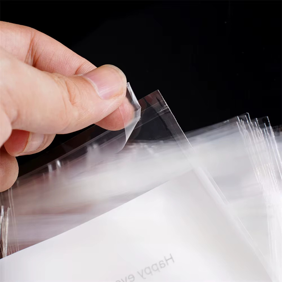 100 Stück St.kunkka Selbstklebende Danke Beutel aus transparentem Kunststoff für DIY Süßigkeiten, Schmuck und Geschenke - Bild 3
