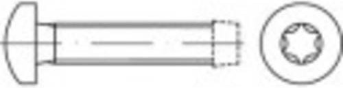 TOOLCRAFT Gewindefurchende Schrauben M3 x 6 mm T-Profil DIN 7500 aus Stahl galvanisch verzinkt in Silber, 1000 Stück - Bild 1