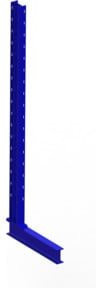 Meta Kragarmregal Ständer Multistrong L IPE 120 einseitig, Farbe: Enzianblau, Breite: 200 cm, Tiefe: 50 cm - Bild 1