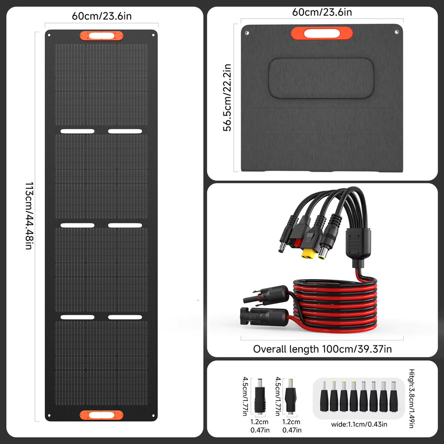 RVPOZWER 200W Starres Monokristallines Solarmodul mit IP68 Wasserdichtigkeit und 25,5% Wirkungsgrad für Hausdach, Wohnmobil und Camping - Bild 4