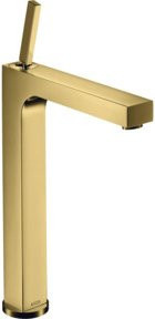 Hansgrohe Axor Citterio Einhebelmischer Waschtischarmatur in Gold mit Pop-up-Abfluss und Wassersparfunktion - Bild 1