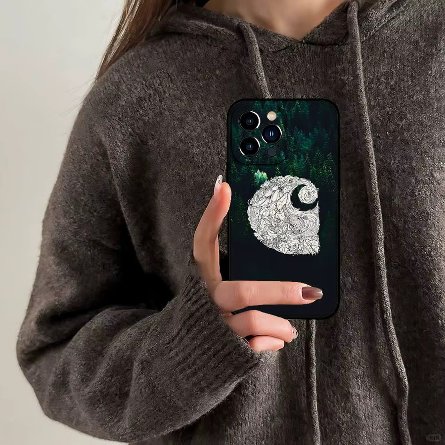 Mesuca Handyhülle Schwarz Passend für iPhone 17, 16, 15, 14, 13, 11 Pro Max, Plus, X, XR, XS Max, 13 Mini - Bild 5