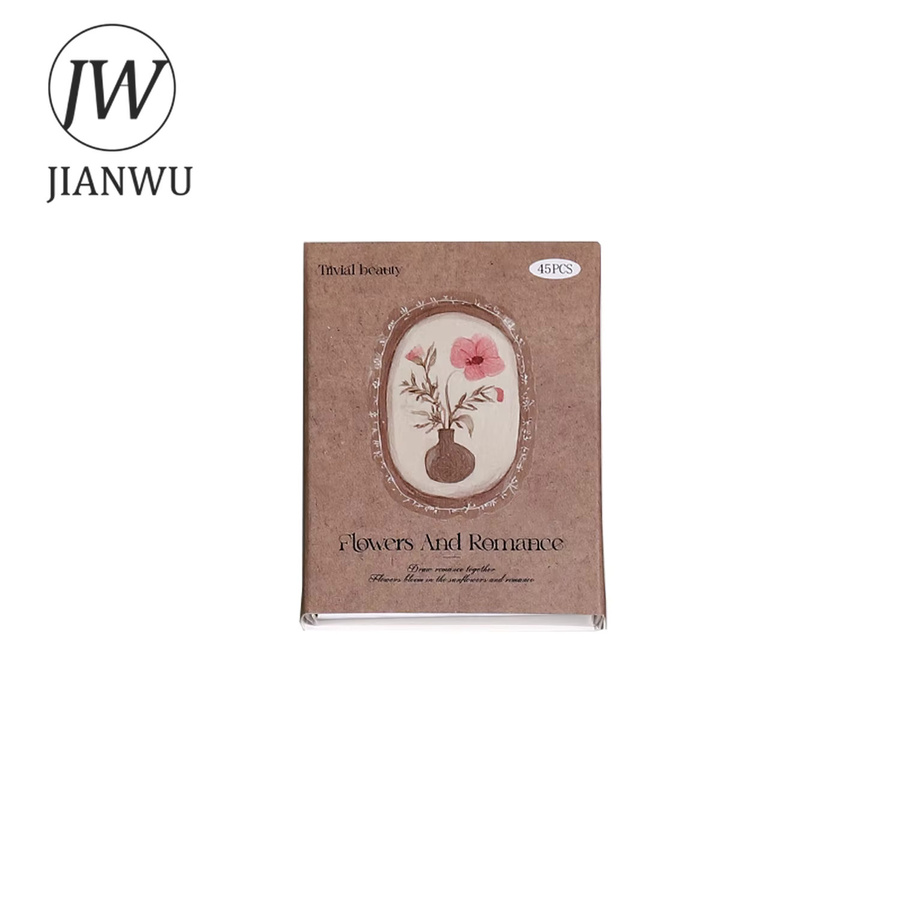 JIANWU Mijing Flower Collection Series Vintage Floral Landschaft Sticker Set für kreatives DIY Journaling in Multicolour - Bild 3