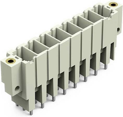 WAGO Stiftleiste Standard 8-polig grau Rastermaß 7,62 mm 831-3608/108-000 12 Stück - Bild 1