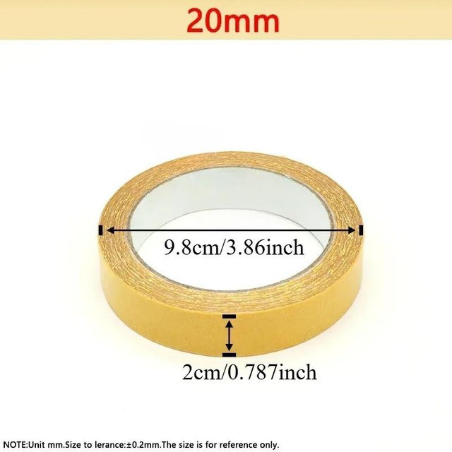 Love Home Garden Doppelseitiges Klebeband auf Stoffbasis, wasserdicht und spurlos, Beige - Bild 1