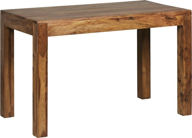 KADIMA DESIGN Esstisch NAKO aus Massivholz Sheesham in Braun, B/T/H: 120 x 60 x 76 cm - Bild 1