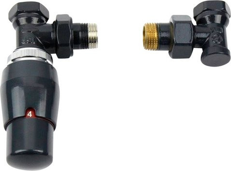 XIMAX Thermostat-Set Elegant mit Thermostatkopf in Anthrazit-Grau, B/H/T: 25 x 65 x 125 mm - Bild 1