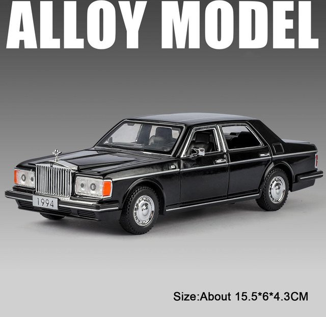 Linyi toy car Phantom Silber, Modell Oldtimer, 1:32, mit Sound und Licht, ab 14 Jahren - Bild 1