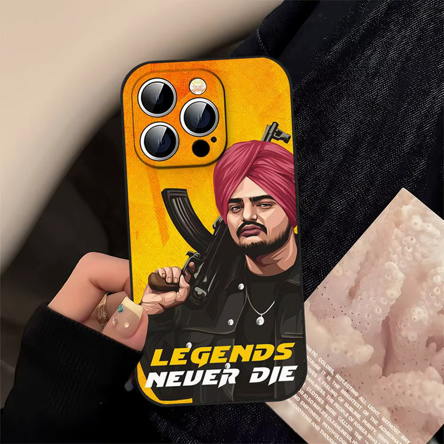 Sidhu Moose Wala Handyhülle aus Silikon für iPhone Modelle in Multicolour - Bild 2