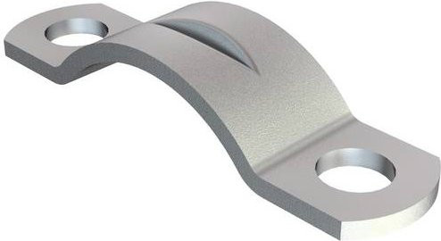 OBO Bettermann Kabelzugentlastung aus Metall in Silber, 100 Stück - Bild 1