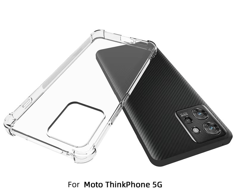 Stoßfeste Silikon TPU Hülle für Motorola ThinkPhone 5G XT2309 in Transparent - Bild 4