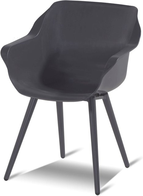 Hartman Sophie Studio Armlehnensessel in Anthrazit aus Aluminium und Kunststoff, B/T/H: 59 x 62 x 84 cm - Bild 1