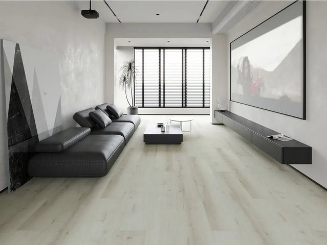 TIMEFLOOR Klebevinyl NK32 in Holzoptik Landhausdiele Weiß Rustikal - Bild 1